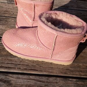 UGG Glittery Pink Winter Boots